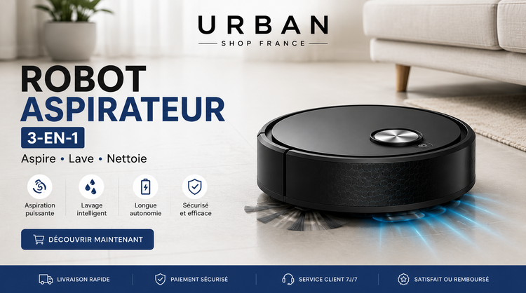 Robot Aspirateur 3-en-1
